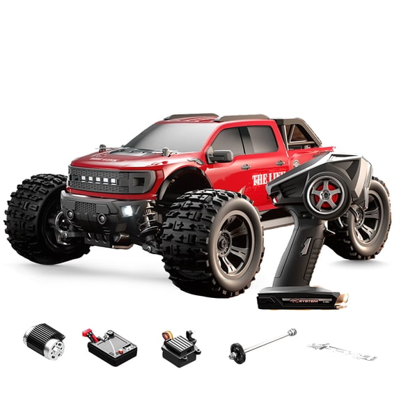 1/18 Scale Brushless 4WD RC Off Road Car High Speed Remote Control Racing Truck With LED Light Modes Independent Suspension System 50KMH Performance Vehicle For Adults Hobbyists