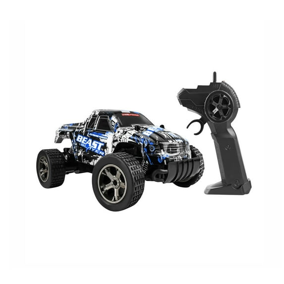 1:18 Scale Entry RC Truck - 4.8V NiMH Sport Mode & 30m Range | Compact 21.5cm Design w/USB Charge | Age 8+ B