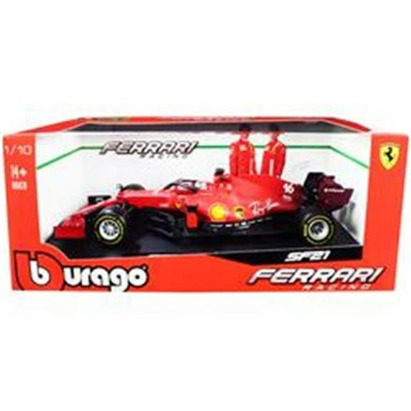 1-18 Scale Ferrari SF21 No 16 Charles Leclerc Formula One F1 Car Ferrari Racing Series Diecast Model Car