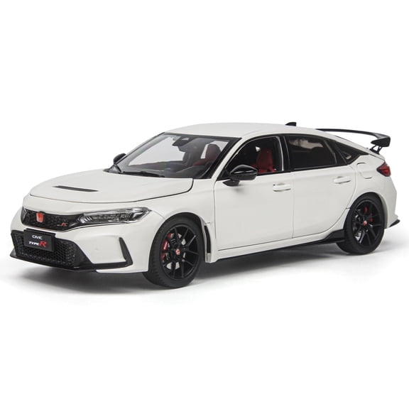 1:18 Scale Paudi Honda Civic Type-R FL5 2023 White Diecast Model Car Minicar