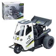 118 Scale RC Drift Motorcycle, 2.4GHz Remote Control 3-Wheel Stunt Bike with Smoke Effect, LED Lights, Full-Proportional RTR Version, Ideal Motorcycle Gift