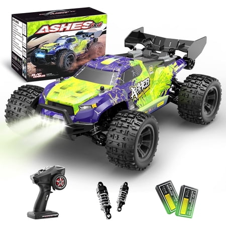 LOHEER 1:18 Scale All Terrain RC Car, 35+KM/H High Speed 4WD RC Truck , 40 Min Runtime for Backyard, Sand, Dirt Off-Road Remote Control Cars for Adults and Teen Boy Gifts