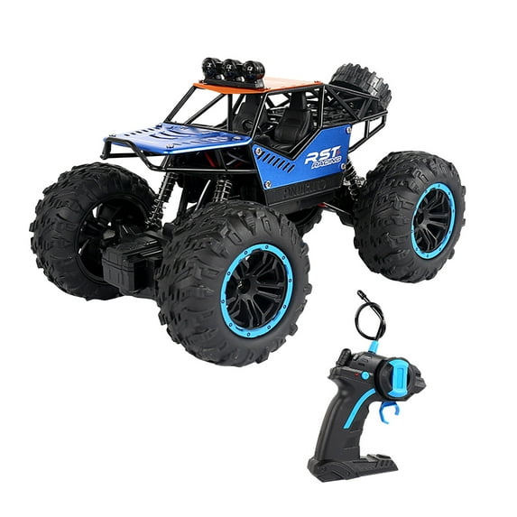 1:18 Scale Trail RC Truck - Alloy Components w/LED Lights & 4WD | 5KM/H Modest Speed & 25m Range Age 6+ B