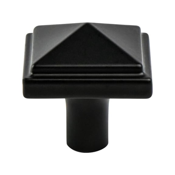 1.187 in. dia. Rhapsody Knob with Satin Black