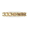 thumbnail image 1 of 1.19 ctw Wedding Band for Women - 14K Yellow Gold Yellow Moissanite Stackable Eternity Ring, 1 of 6