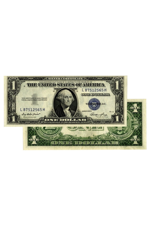 $1 1935 Blue Seal Silver Certificate - Uncirculated - Collectible US Currency Bill Note