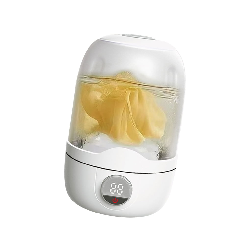 1.1L Rechargeable Small Washing Machine For Baby Clothes Underwear Quiet Motor Travel Home Use