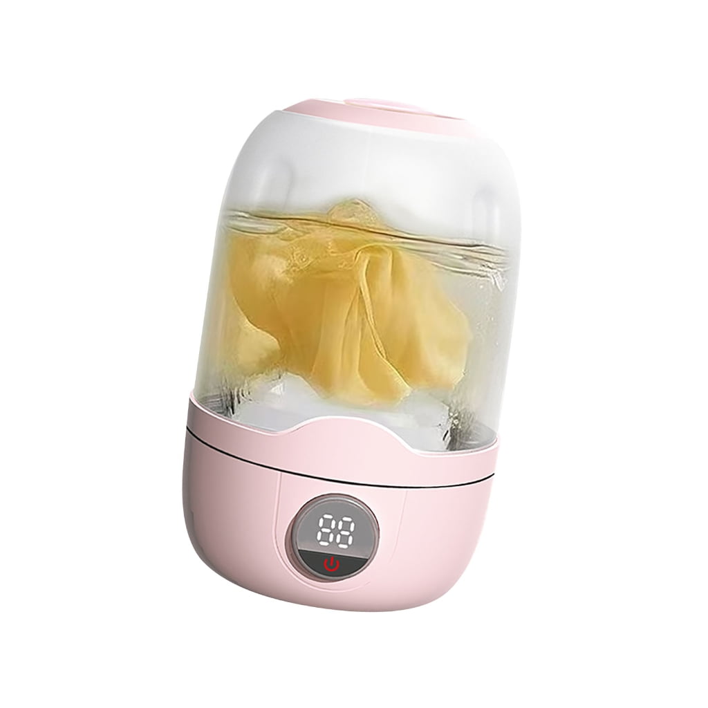 1.1L Rechargeable Small Washing Machine For Baby Clothes Underwear Quiet Motor Travel Home Use