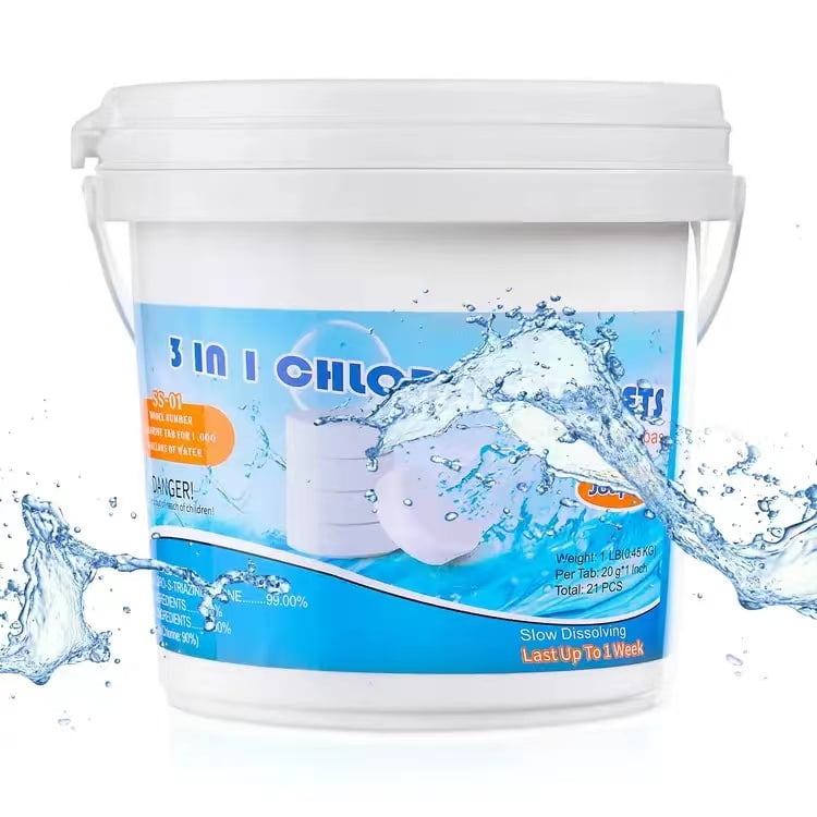 1" 1LB Chlorinating Tablets, Swimming Pool Chlorine Tablets for Hot Tub