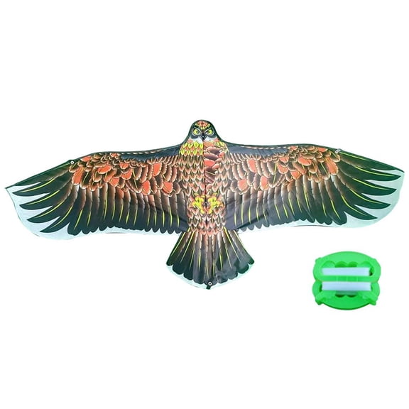 1.1M Realistic Eagle Kite for Adults & Kids, Large Simulation Bird Kite with 30m Line Board, Outdoor Flying Toy for Beach & Park