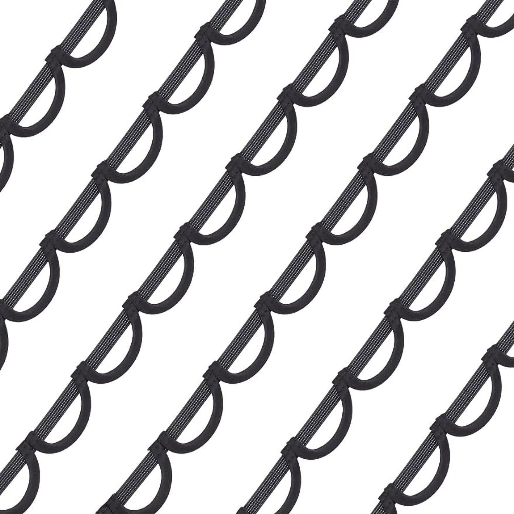 Lasing Loops 1.1Yard Black Corset Loops for Corset Lacing 1-1/8 Inch Dress Back ...