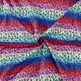 thumbnail image 1 of 1.1Yard Leopard Print Fabric by The Yard 59.1inch Wide Striped Rainbow Leopard Fabric for Sewing Polycotton Rainbow Leopard Upholstery Fabric DIY Crafts Fabric, 1 of 9
