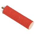 thumbnail image 1 of 1.1x3.9" Bird Paw Grinding Stick Parrot LoveBird Parakeet Cockatiel Perch Stand, Red, 1 of 6