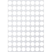1/2 0.5 Half Inch Round White Coding Labels--Value pack White Dot Labels -Semi gloss finish 1200 Pack