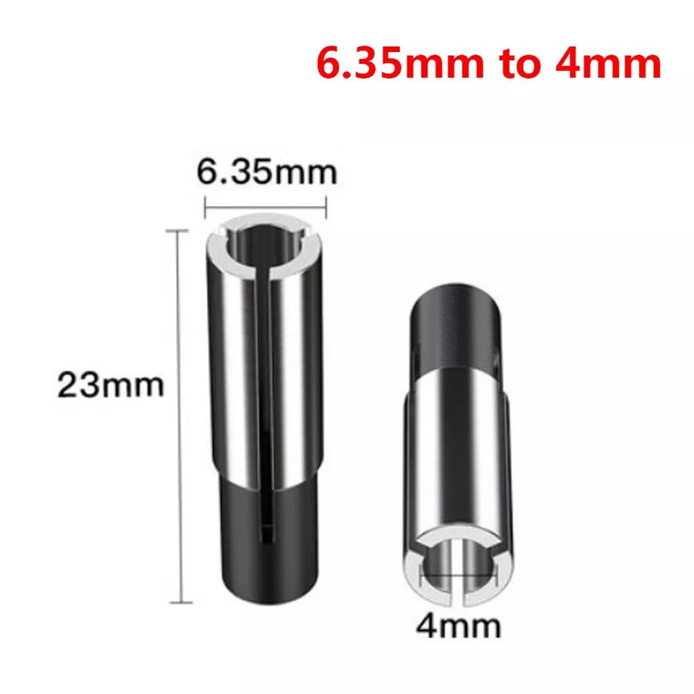 1/2" 1/4" 1/8" Collet Adaptor Shank Reducer Bit CNC Spindle Router 4/6/8/10mm 85HFR120