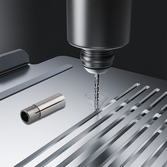 1/2" 1/4" 1/8" Collet Adaptor Shank Reducer Bit Cnc Spindle Router 4/6/8/10Mm 12.7Mm To 4Mm YIWEI