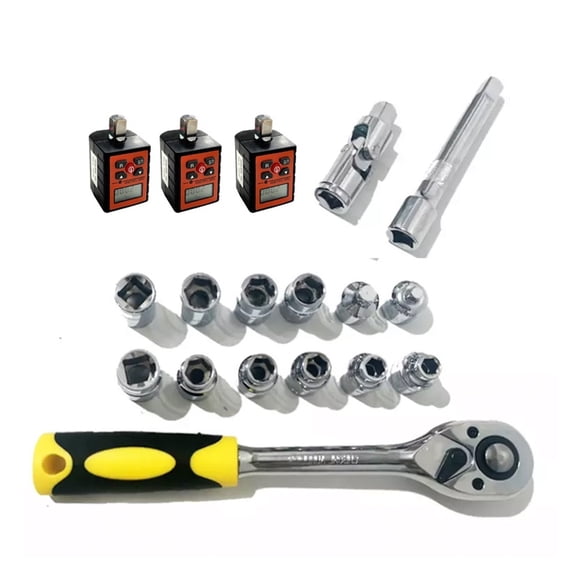 1/2" 1/4" 3/8" Digital Torque Meter Measurement Adapter Spark Bicycle KG Torque Wrench Gauge Tester Screwdriver ,Multifunctional