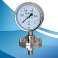 thumbnail image 1 of 1/2 1/4 thread Diaphragm Pressure Gauge With 0~60 Mpa Pressure Range Radial Install, 1 of 3