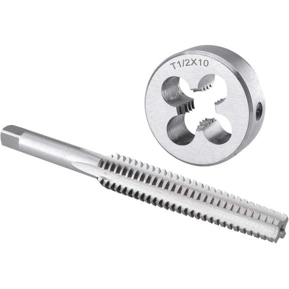 1/2-10 ACME Tap and Die Set, 1/2 x 10 Trapezoidal Tap Die Set Right Hand
