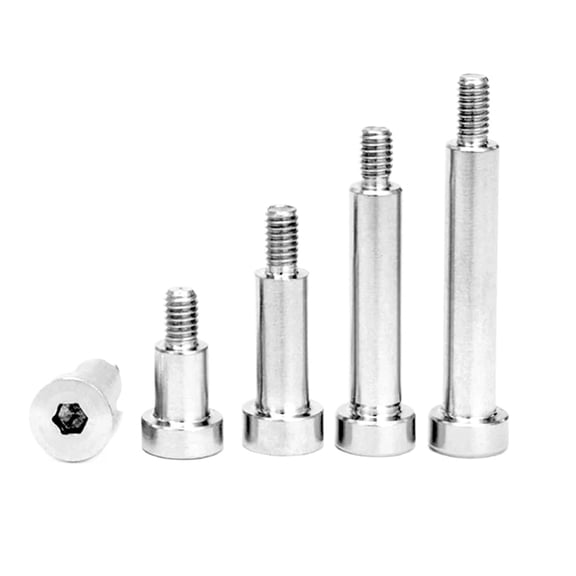 1/2/10pcs M2 M2.5 M3 M4 M5 M6 M8 304 A2 Stainless Steel Hexagon Socket Head Shoulder Screw Bolt A2(30mm,1pc D10-M8)
