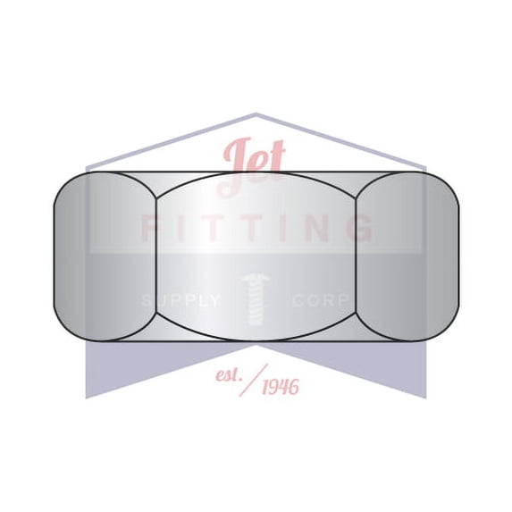 1/2-13 Finished Hex Nuts | Double Chamfered | 18-8 Stainless Steel (Quantity: 500)