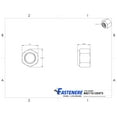 thumbnail image 1 of 1/2-13 Nylon Lock Nut Stainless Steel 18-8 Elastic Insert Hex Nuts Qty 1000, 1 of 2