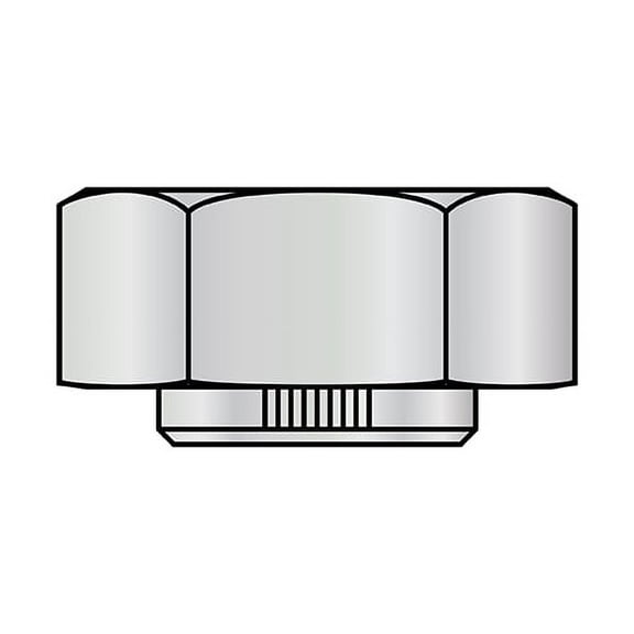 1/2-13 Stover Alternative Lock Nut Grade B Cad And Wax (Pack Qty 300) BC-50NOB