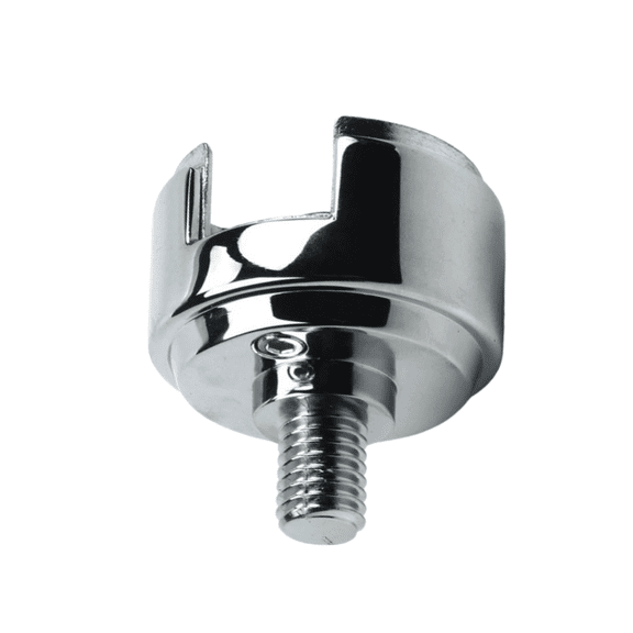 1/2"-13 Thread Shift Knob Adapter Chrome Plated - Compatible with Eaton Fuller 13/15/18 Speed Transmission Shifters, Universal Mounting Adapter Replacement