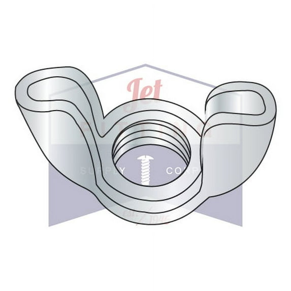 1/2-13 Wing Nuts | Stamped | Steel | Zinc Plated (Quantity: 500)