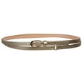 thumbnail image 1 of 1/2" (13 mm) Skinny Solid Leather Double Wrap Belt, 1 of 1