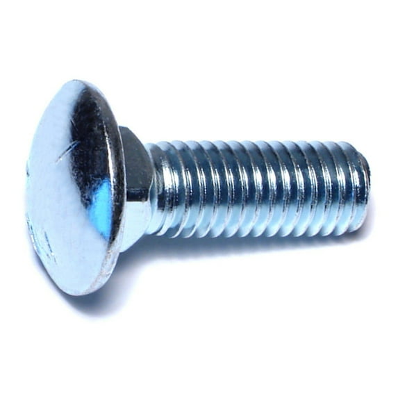 1/2"-13 x 1-1/2" Zinc Plated Grade 5 Steel Coarse Thread Carriage Bolts CBS5-274