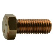 1/2"-13 x 1-1/4" Silicon Bronze Coarse Thread Hex Cap Screws 3 pcs.
