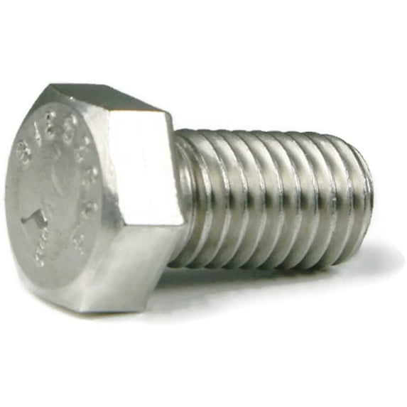 1/2-13 x 1 5/8 Hex Cap Screws, 316 Stainless Steel (Quantity: 300) Coarse Thread (UNC) Fully Threaded