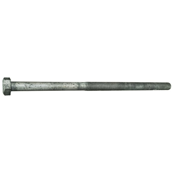 1/2"-13 x 10" Hot Dip Galvanized Steel Coarse Thread Hex Cap Screws CSHS-541