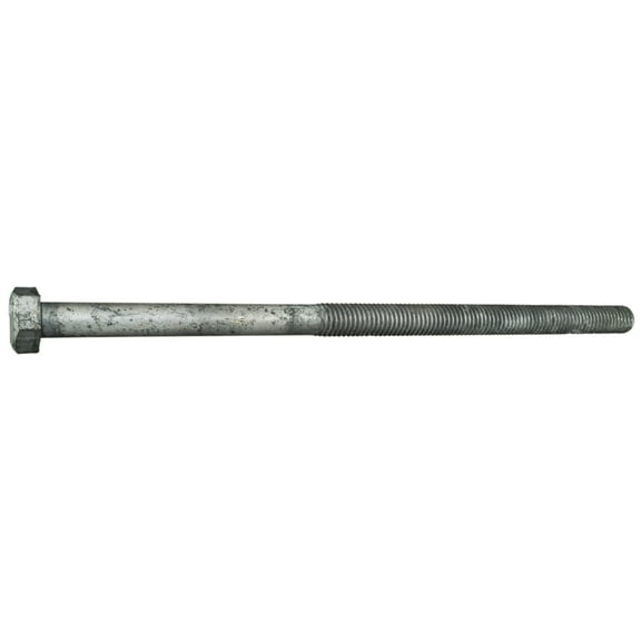 1/2"-13 x 10" Hot Dip Galvanized Steel Coarse Thread Hex Cap Screws CSHS-541
