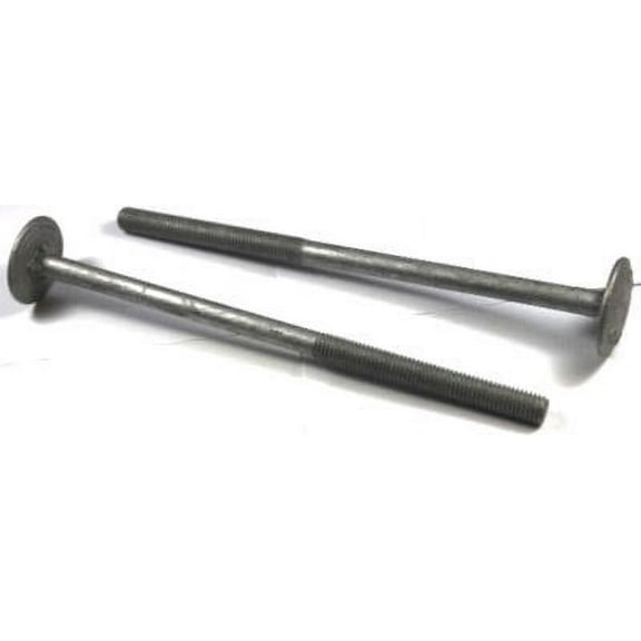 1/2-13 x 12" Timber Bolts / Partially Threaded / Steel / Hot Dip Galvanized - 25 Piece Carton
