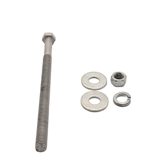 1/2"-13 x 20 Hot Dipped Galvanized Hex Bolt Kit (20 Sets) w/Nuts, Flat Washers, Lock washers. Grade A307, 6" Thread, by Fastener Depot, LLC