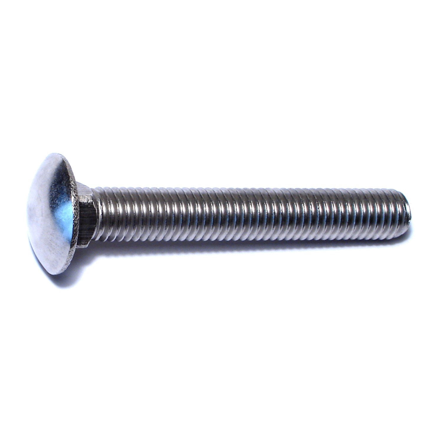 1/2"-13 x 3-1/2" 18-8 Stainless Steel Coarse Thread Carriage Bolts (10 pcs.)
