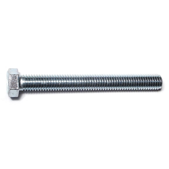 1/2"-13 x 4-1/2" Zinc Coarse Full Thread Hex Head Tap Bolts (25 pcs.)