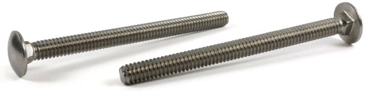 1/2-13 x 4" Carriage Bolts / Full Thread / Grade 5 / Zinc - 150 Piece Carton