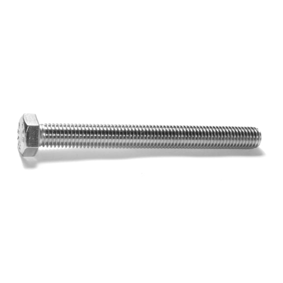 1/2"-13 x 5" 18-8 Stainless Coarse Full Thread Hex Head Tap Bolts (2 pcs.)