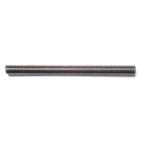 1/2"-13 x 6" 18-8 Stainless Steel Coarse Thread Threaded Rods (2 pcs.)