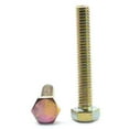 thumbnail image 1 of 1/2-13 x 6 Coarse Thread Grade 8 Hex Tap (Full Thread) Bolt Alloy Steel Yellow Zinc Plated Pk 10, 1 of 1