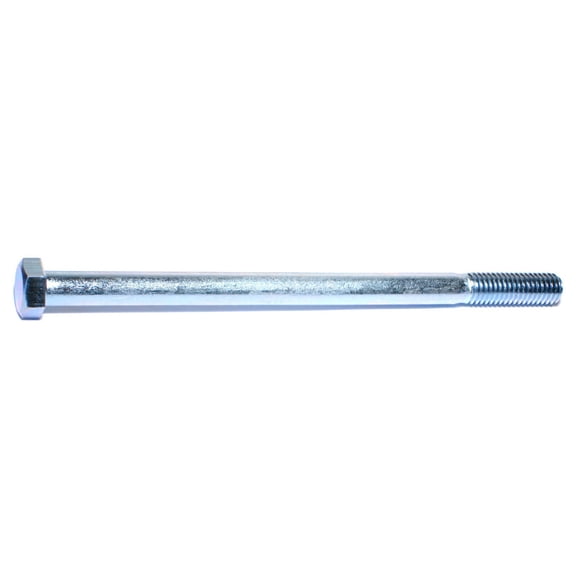 1/2"-13 x 8" Zinc Plated Grade 2 / A307 Hex Bolts HBHS-419 (22 pcs)