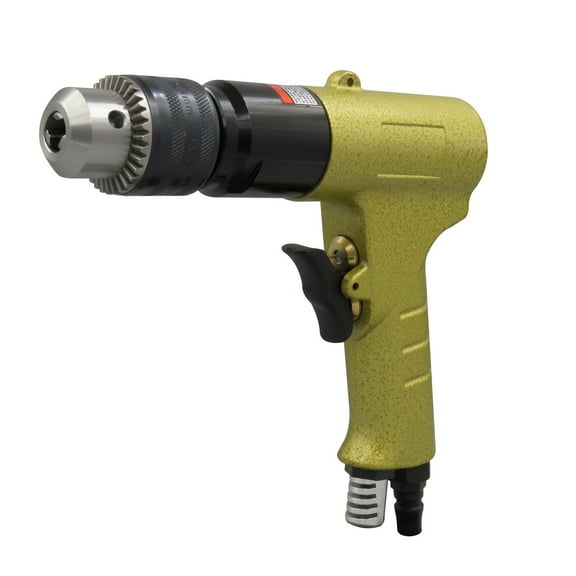 1/2" (13mm) Pneumatic Pistol Drill, Positive and Negative Air Drill, Industrial Grade Pneumatic Drilling Tool ,Long Service Life