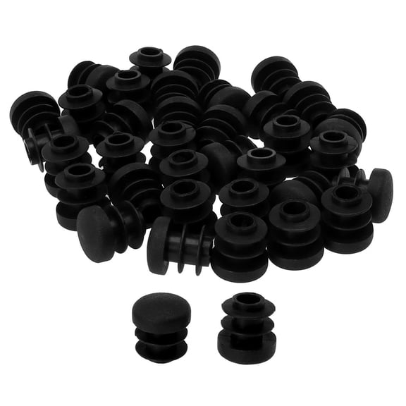1/2" 14mm OD Plastic Round Tube Inserts Protector 36pcs, 0.43"-0.51" Inner Dia