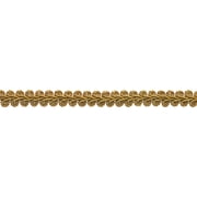1/2 1cm Basic Solid Collection French Gimp Braid Trim # FGS,, Antique Gold #C4 Dark Yellow Gold 10 Yards 30 ft/9.5m
