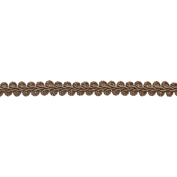 1/2" (1cm) Basic Solid Collection French Gimp Braid Trim # FGS,, Dark Sand Beige #A8 10 Yards (30 ft/9.5m)