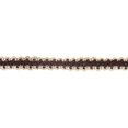 thumbnail image 1 of 1/2" (1cm) Basic Solid Collection French Gimp Braid Trim # FGS,, Mocha Tan Brown #A2D2 (Dark Brown, Light Beige) Sold By The Yard (36"/3 ft/0.9m), 1 of 1