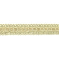 thumbnail image 1 of 1/2" (1cm) Basic solid Collection Scroll Gimp Braid Trim # 0050SG,, Cream Ivory #A2 (Ivory / Cream) Sold By The Yard (36"/3 ft/0.9m), 1 of 1